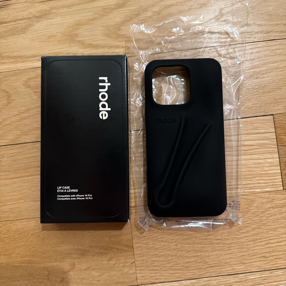 RHODE Limited Edition Black Lip Case for iPhone 16 Pro